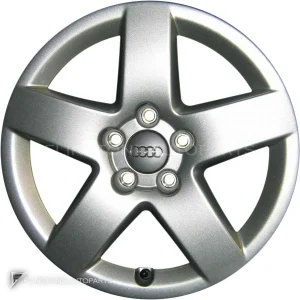 正品轮毂 Audi 5 Spoke 边框 15 英寸车型 A3 8L 颜色 Avus Silver