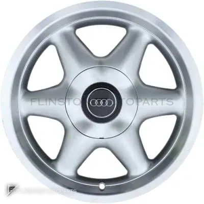 ล้อแท้ Audi 5 Spoke ขอบ 16 นิ้ว รุ่น 80 8A สี Bright Turned