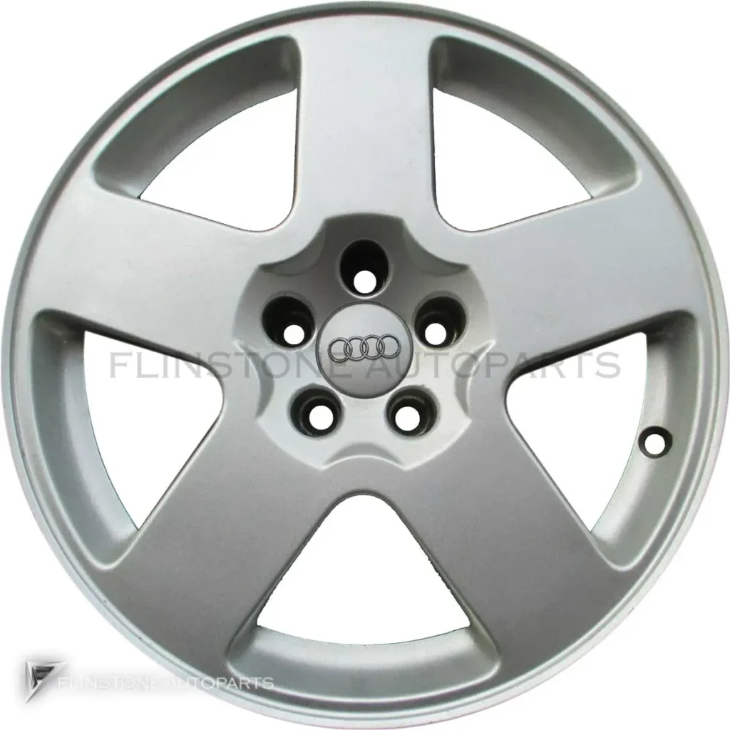 ล้อแท้นำเข้า Audi 5 Spoke ขอบ 16 นิ้ว รุ่น TT 8N สี Avus Silver