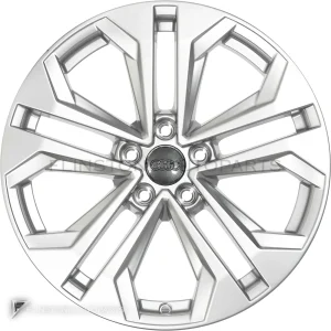 正品轮毂 Audi 5 Twin Arm V 边框 18 英寸车型 A4 8W9 颜色 Diamond Silver