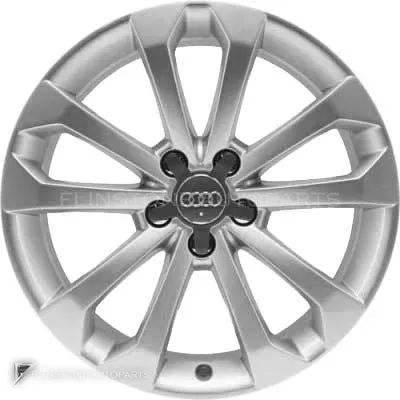 ล้อแท้นำเข้า Audi 5 Twin Spoke ขอบ 18 นิ้ว รุ่น Q5 8R สี Diamond Silver