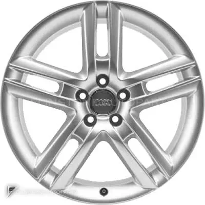 ล้อแท้นำเข้า Audi 5 Twin Spoke ขอบ 19 นิ้ว รุ่น A6 4G สี Silver
