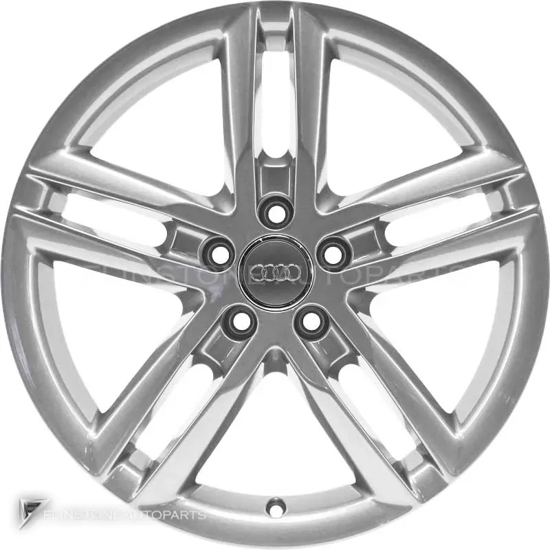 ล้อแท้นำเข้า Audi 5 Twin Spoke ขอบ 19 นิ้ว รุ่น A8 4H สี Silver