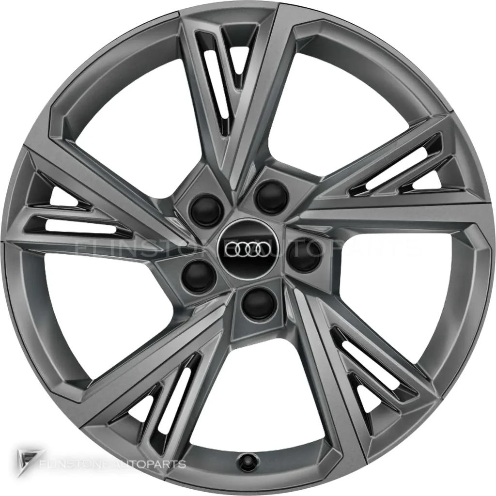 ล้อแท้ Audi 5 V Double Spoke ขอบ 18 นิ้ว รุ่น A3 8Y สี Graphite Grey