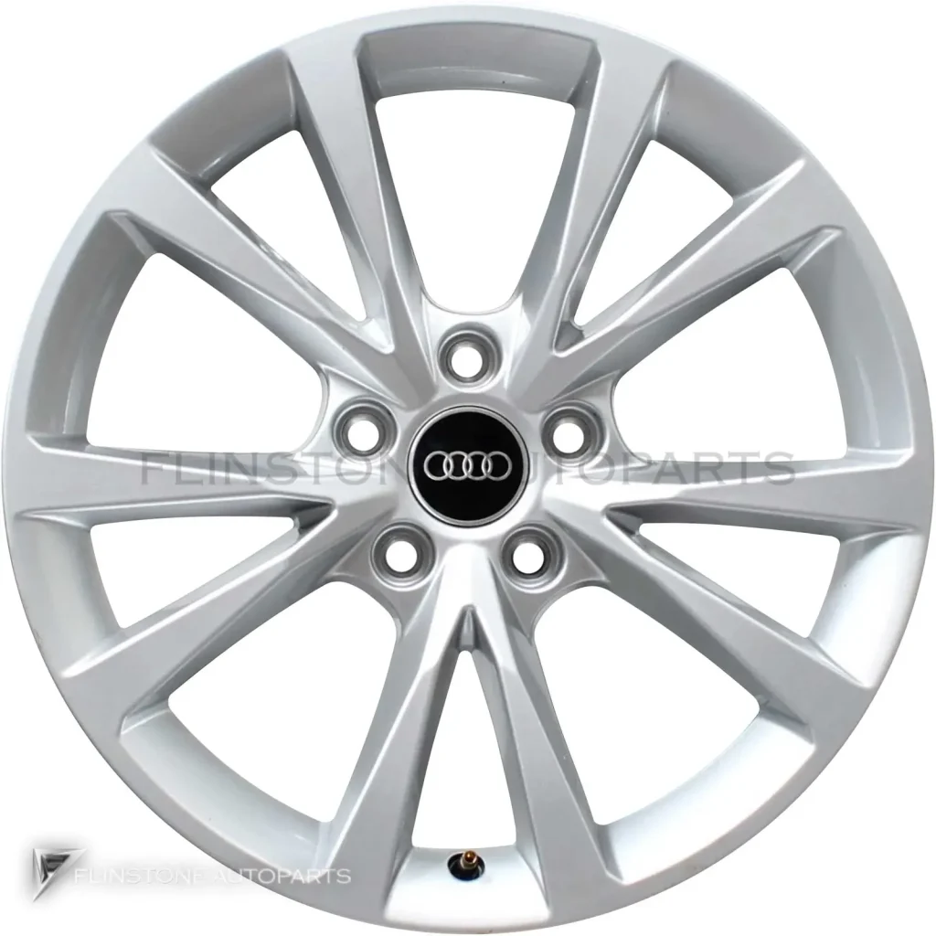 ล้อแท้นำเข้า Audi 5 V Spoke ขอบ 17 นิ้ว รุ่น A3 8Y สี Diamond Silver