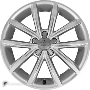 正品轮毂 Audi 5 V Spoke 边框 17 英寸车型 TT 8J 颜色 Diamond Silver