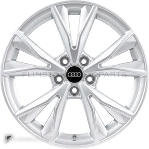 正品轮毂 Audi 5 V Spoke 边框 18 英寸车型 Q3 83A 颜色 Diamond Silver