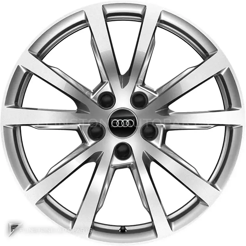 ล้อแท้ Audi 5 V Spoke ขอบ 18 นิ้ว รุ่น TT 4N สี Diamond Silver