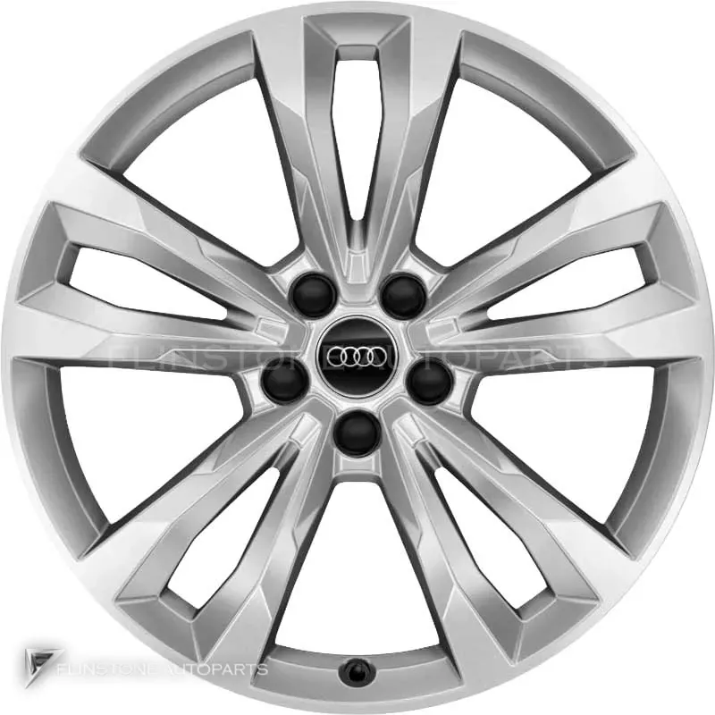 ล้อแท้นำเข้า Audi 5 V Spoke ขอบ 19 นิ้ว รุ่น Q7 4M สี Diamond Silver