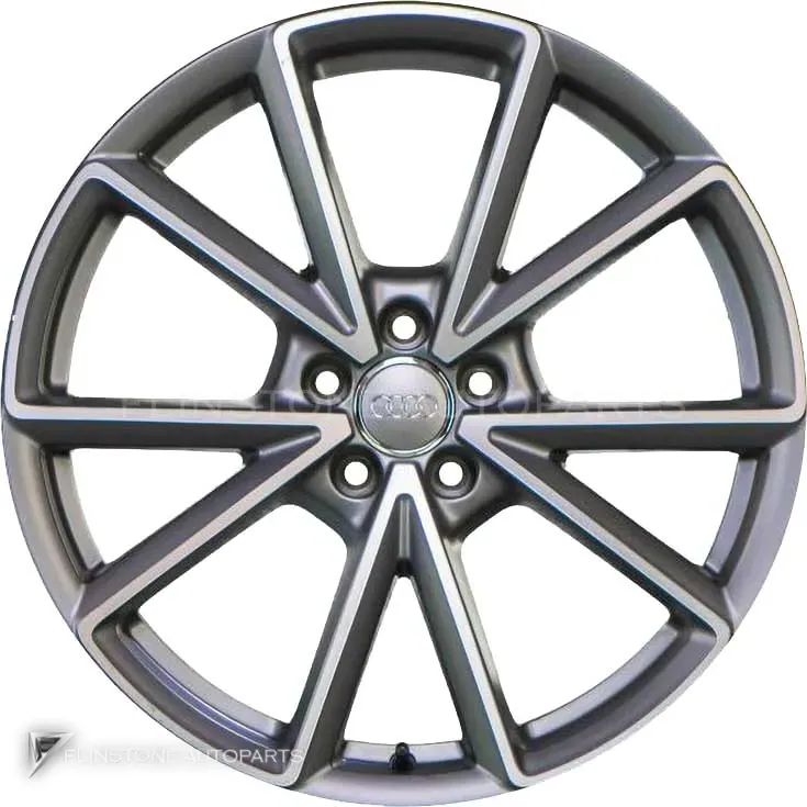 ล้อแท้นำเข้า Audi 5 V Spoke ขอบ 20 นิ้ว รุ่น Q5 8R สี Titanium Grey with Diamond Cut