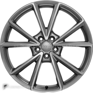 正品轮毂 Audi 5 V Spoke 边框 20 英寸车型 Q3 8U 颜色 Titanium Grey with Diamond Cut