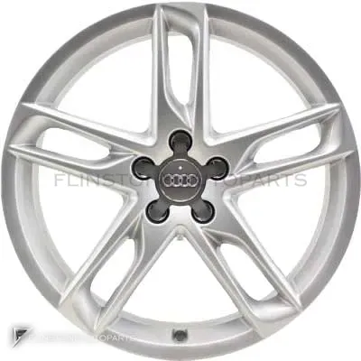ล้อแท้นำเข้า Audi 5 V Twin Spoke ขอบ 19 นิ้ว รุ่น Q5 8R สี Diamond Silver