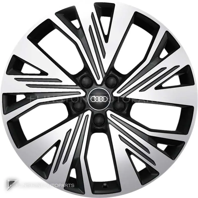 ล้อแท้นำเข้า Audi 5 W Spoke Aero ขอบ 19 นิ้ว รุ่น Q4 89A สี Graphite Grey with Diamond Cut