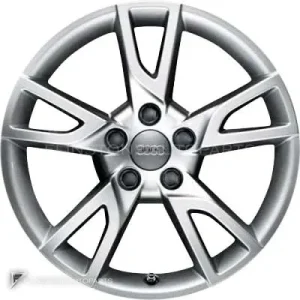 正品轮毂 Audi 5 Y Arm Semi 边框 18 英寸车型 A6 4G 颜色 Diamond Silver