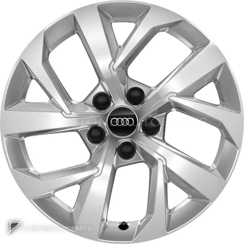 ล้อแท้นำเข้า Audi 5 Y Arm ขอบ 17 นิ้ว รุ่น Q2 81A สี Diamond Silver