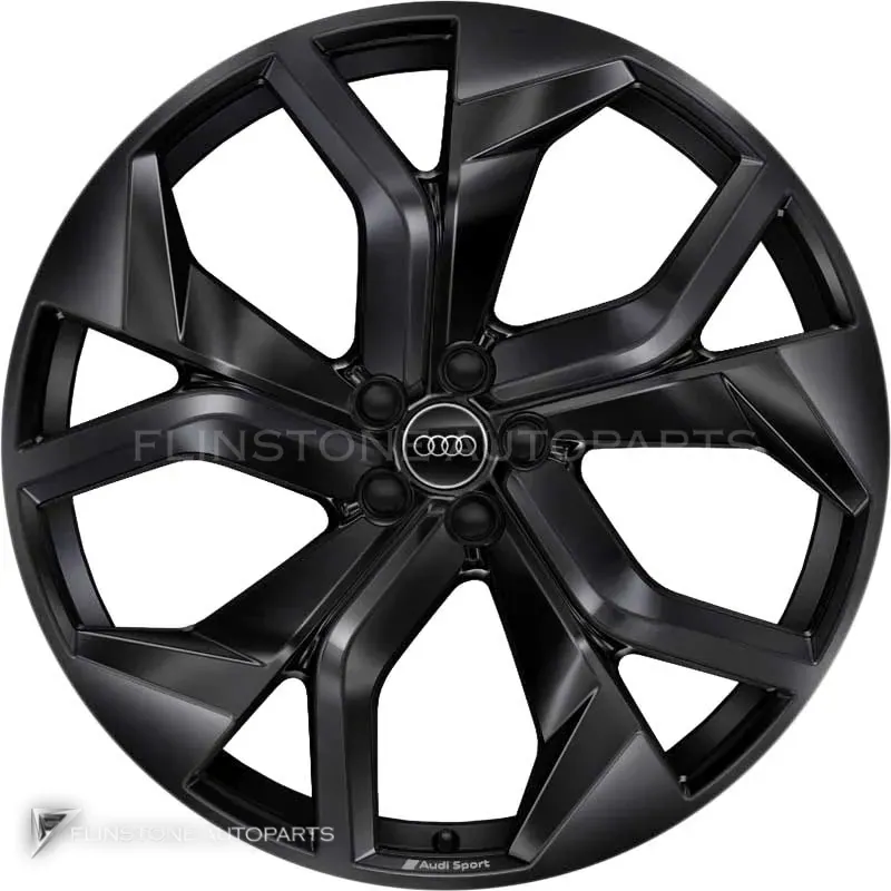 ล้อแท้นำเข้า Audi 5 Y Spoke Rotor ขอบ 23 นิ้ว รุ่น Q8 4M8 สี Gloss Black