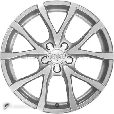 ล้อแท้นำเข้า Audi 5 Y Spoke ขอบ 18 นิ้ว รุ่น A6 4F สี Diamond Silver