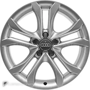 正品轮毂 Audi 5 Y Spoke 边框 18 英寸车型 TT 8J 颜色 Diamond Silver