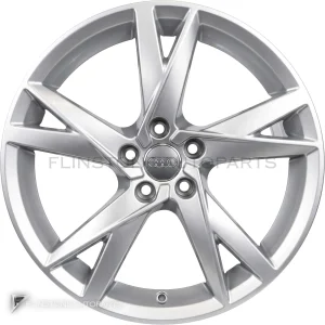 正品轮毂 Audi 5 Y Spoke 边框 17 英寸车型 A4 8W 颜色 Diamond Silver