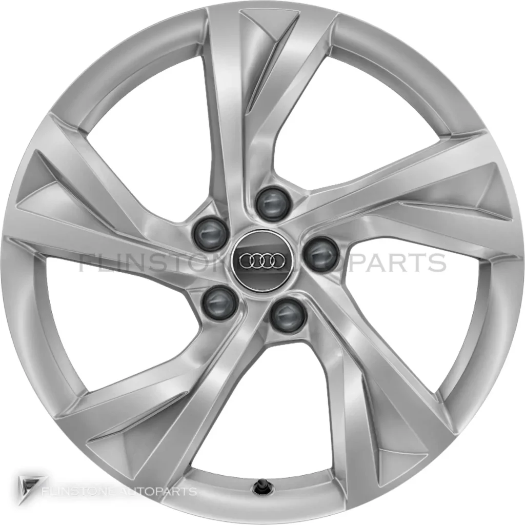 ล้อแท้ Audi 5 Y Spoke ขอบ 18 นิ้ว รุ่น A4 8W สี Galvano Silver