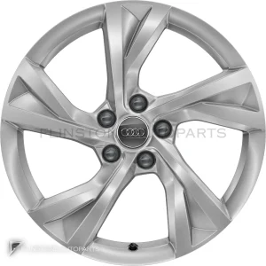正品轮毂 Audi 5 Y Spoke 边框 18 英寸车型 A4 8W 颜色 Galvano Silver