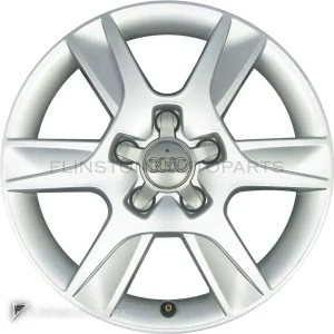 正品轮毂 Audi 6 Arm 边框 16 英寸车型 A3 8P 颜色 Diamond Silver