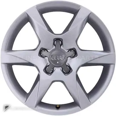 ล้อแท้นำเข้า Audi 6 Spoke ขอบ 16 นิ้ว รุ่น A6 4F สี Diamond Silver