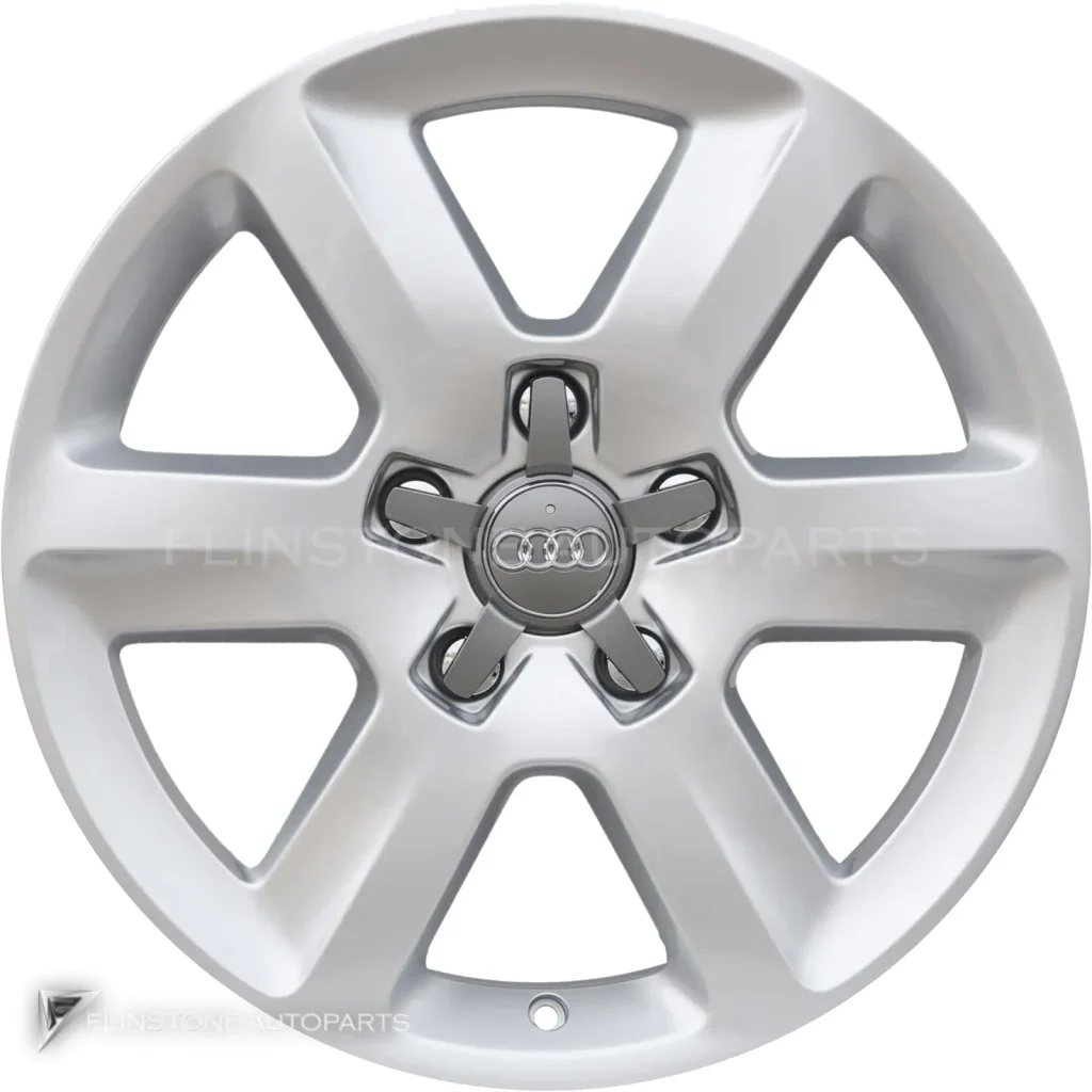 ล้อแท้ Audi 6 Spoke ขอบ 18 นิ้ว รุ่น Q7 4L สี Diamond Silver