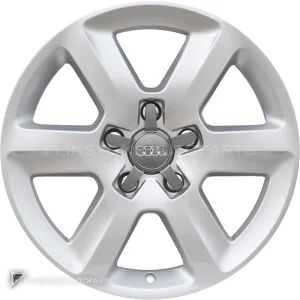 正品轮毂 Audi 6 Spoke 边框 18 英寸车型 Q7 4L 颜色 Diamond Silver