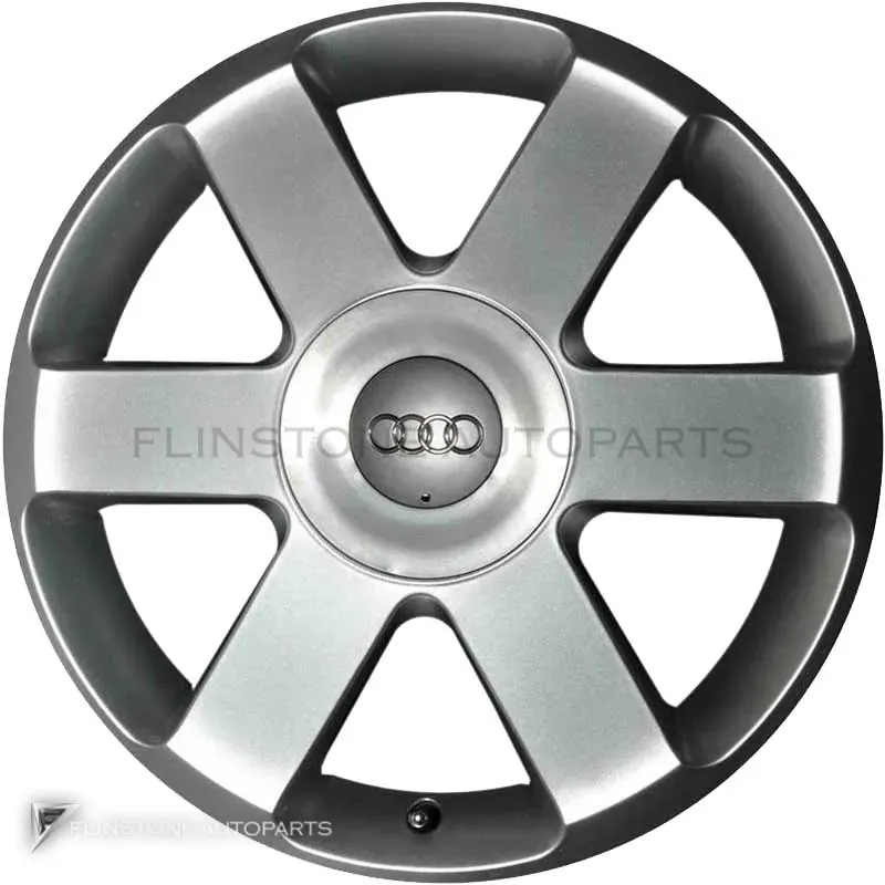 ล้อแท้นำเข้า Audi 6 Spoke ขอบ 17 นิ้ว รุ่น A4 8E สี Avus Silver