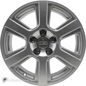 正品轮毂 Audi 6 Spoke 边框 17 英寸车型 Q5 8R 颜色 Diamond Silver