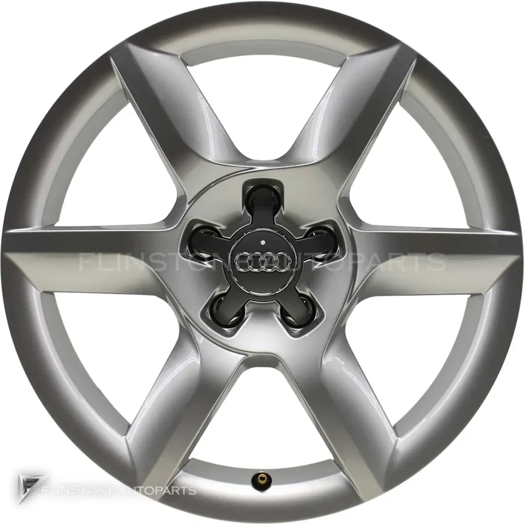 ล้อแท้นำเข้า Audi 6 Spoke ขอบ 17 นิ้ว รุ่น A5 8T สี Diamond Silver