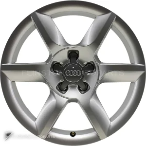 正品轮毂 Audi 6 Spoke 边框 17 英寸车型 A5 8T 颜色 Diamond Silver