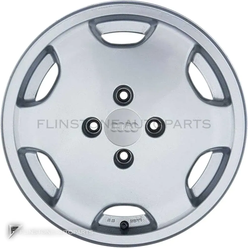 ล้อแท้ Audi 6 Spoke ขอบ 15 นิ้ว รุ่น 80 8A สี Pearl Grey