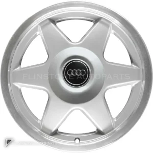 正品轮毂 Audi 6 Spoke 边框 15 英寸车型 A6 4A 颜色 Pearl Grey