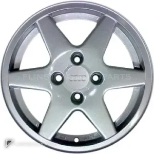 正品轮毂 Audi 6 Spoke 边框 15 英寸车型 CAB 8G 颜色 Avus Silver