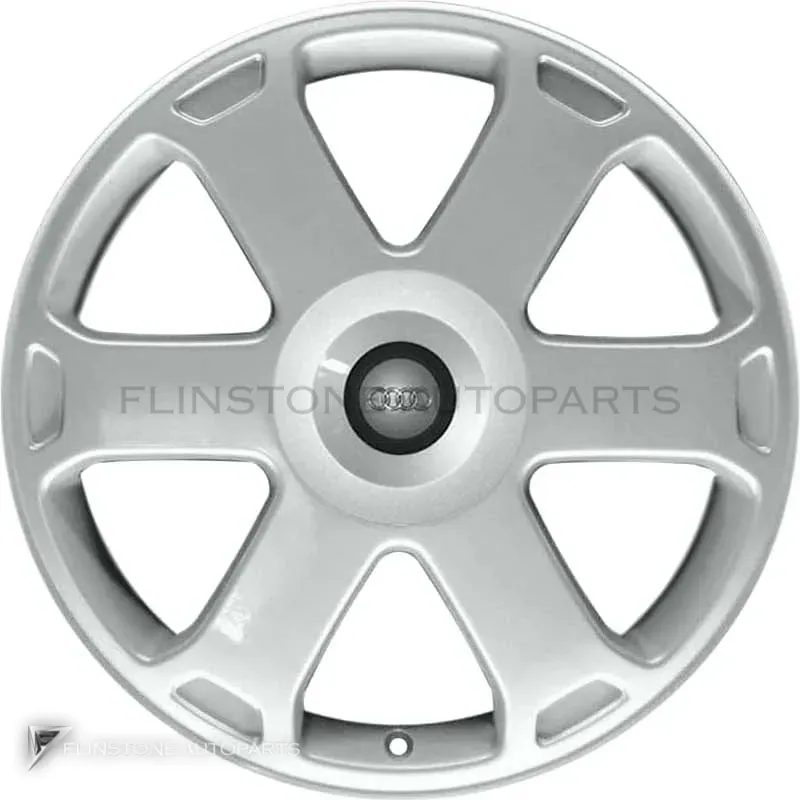 ล้อแท้นำเข้า Audi 6 Spoke ขอบ 18 นิ้ว รุ่น A8 4D สี Avus Silver