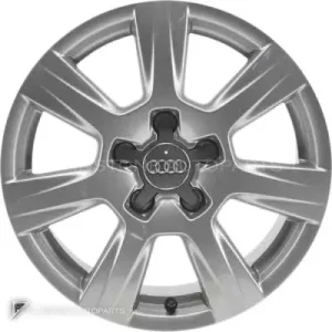正品轮毂 Audi 7 Arm Design 边框 16 英寸车型 A4 8K 颜色 Diamond Silver