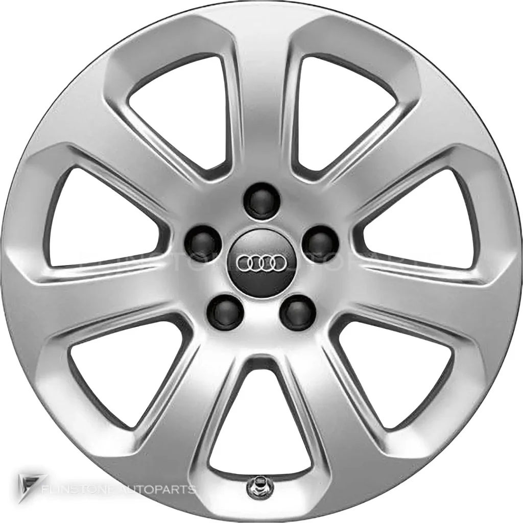 ล้อแท้ Audi 7 Arm Design Winter ขอบ 17 นิ้ว สี Silver Grey Painted