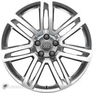 正品轮毂 Audi 7 Double Spoke 边框 18 英寸车型 TT 8S 颜色 Galvano Silver
