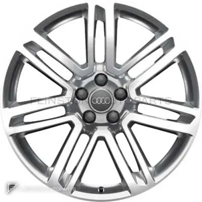 ล้อแท้นำเข้า Audi 7 Double Spoke ขอบ 18 นิ้ว รุ่น TT 8S สี Galvano Silver