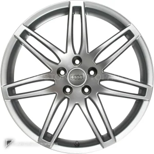 正品轮毂 Audi 7 Double Spoke 边框 19 英寸车型 A4 8E 颜色 Diamond Silver