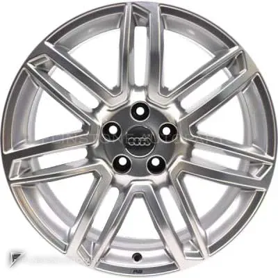 ล้อแท้นำเข้า Audi 7 Double Spoke ขอบ 19 นิ้ว รุ่น Q7 4M สี Galvano Silver