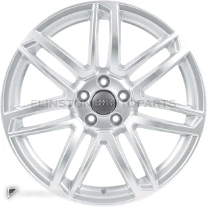 正品轮毂 Audi 7 Double Spoke 边框 19 英寸车型 A5 8T 颜色 Galvano Silver