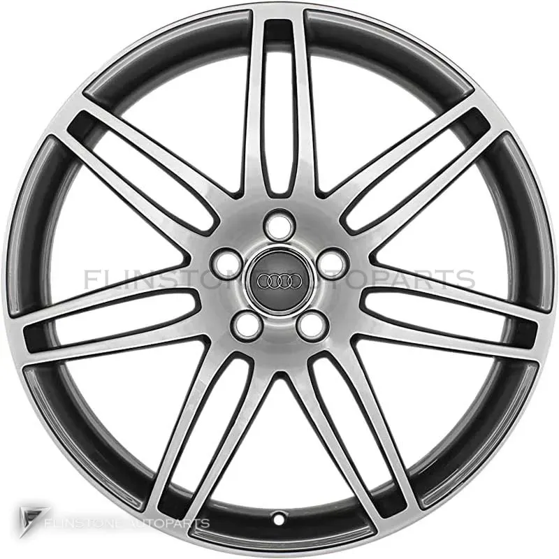 ล้อแท้ Audi 7 Double Spoke ขอบ 20 นิ้ว รุ่น TT 8J สี Metallic Grey with Diamond Cut