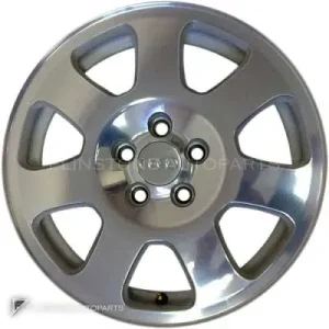正品轮毂 Audi 7 Hole 边框 15 英寸车型 A3 8L 颜色 Burnished Aluminium
