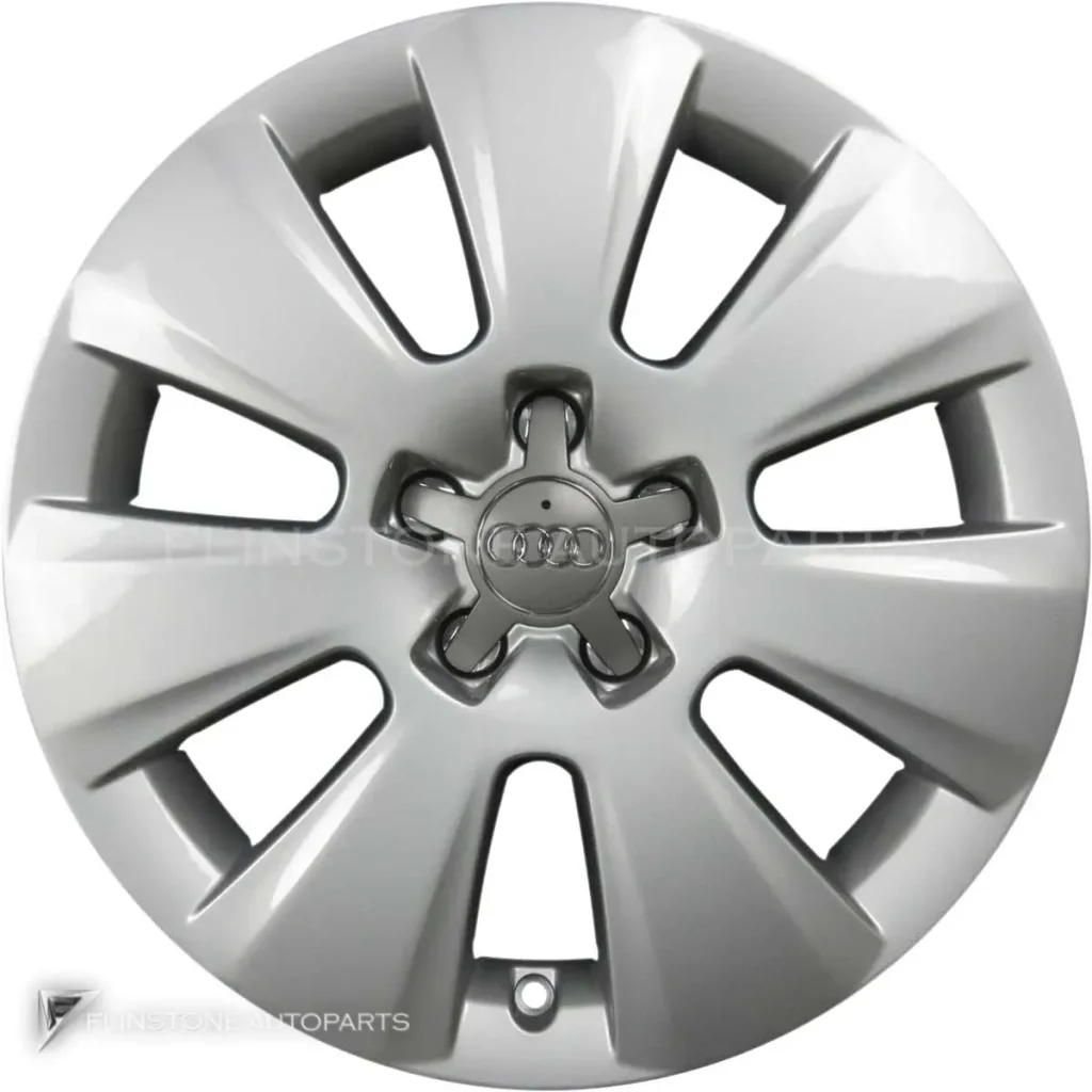 ล้อแท้นำเข้า Audi 7 Spoke Parabola ขอบ 17 นิ้ว รุ่น A5 8T สี Diamond Silver