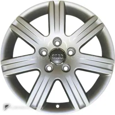 ล้อแท้นำเข้า Audi 7 Spoke ขอบ 16 นิ้ว รุ่น A6 4F สี Diamond Silver