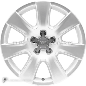 正品轮毂 Audi 7 Spoke 边框 18 英寸车型 A8 4H 颜色 Diamond Silver