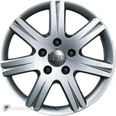 ล้อแท้นำเข้า Audi 7 Spoke ขอบ 17 นิ้ว รุ่น A6 4F สี Brilliant Silver